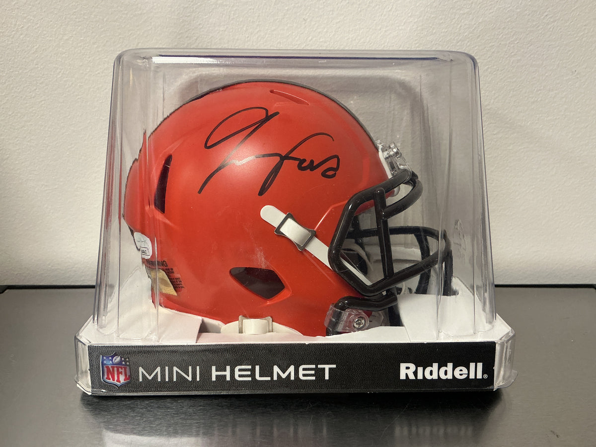 Jerome Ford Autographed Browns Mini Helmet (JSA COA)