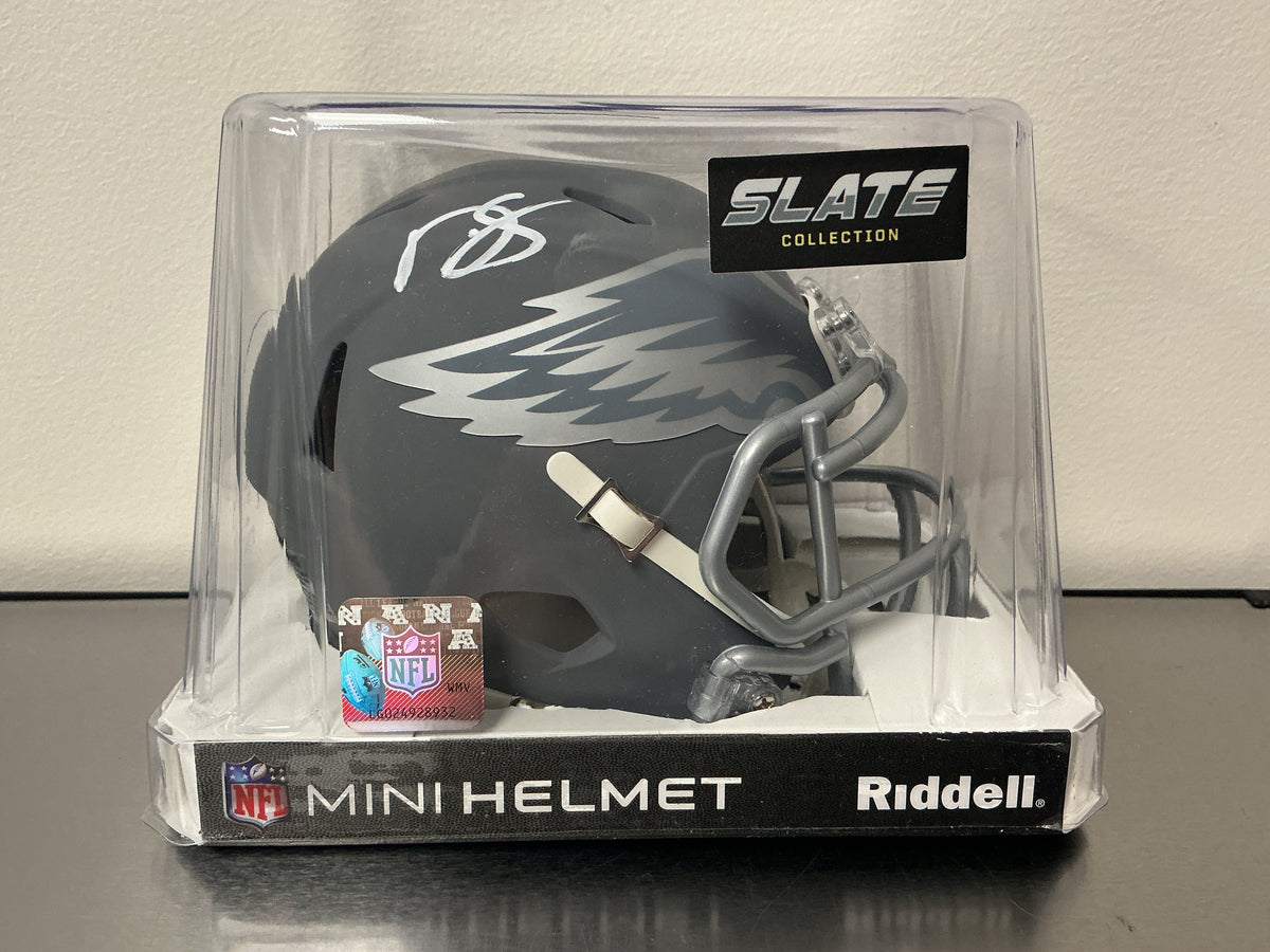 Darren Sproles Autographed Slate Eagles Mini Helmet (Beckett COA)