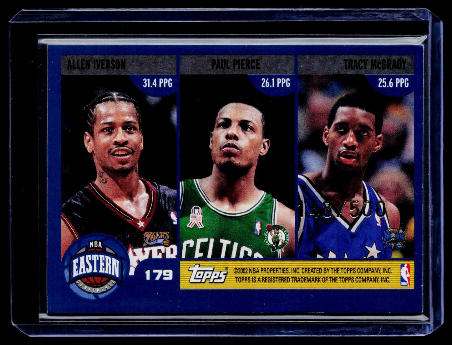 2002 Topps League Leaders #/500