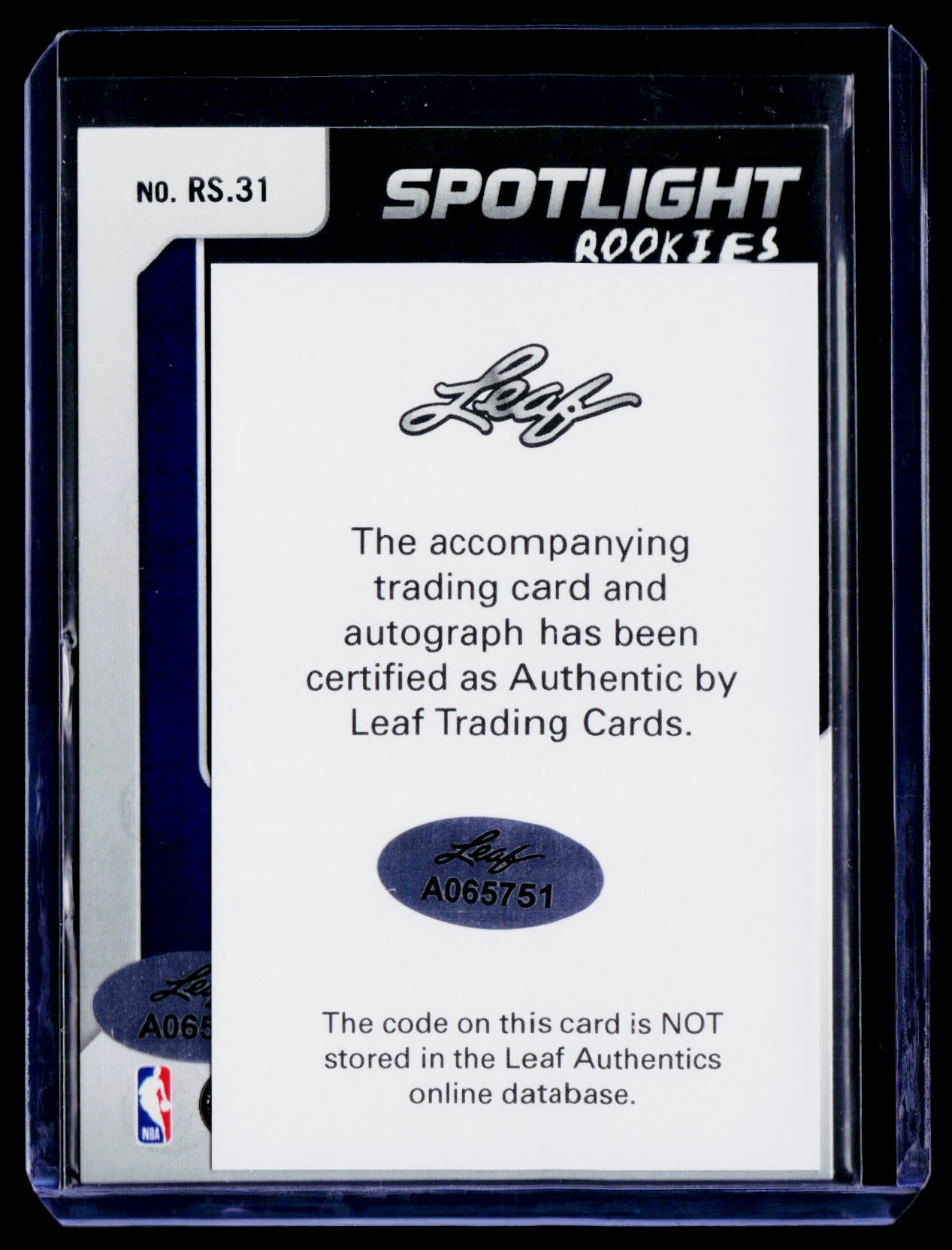 2022-23 Panini Instant NBA Spotlight Rookies #RS.31 Andrew Nembhard