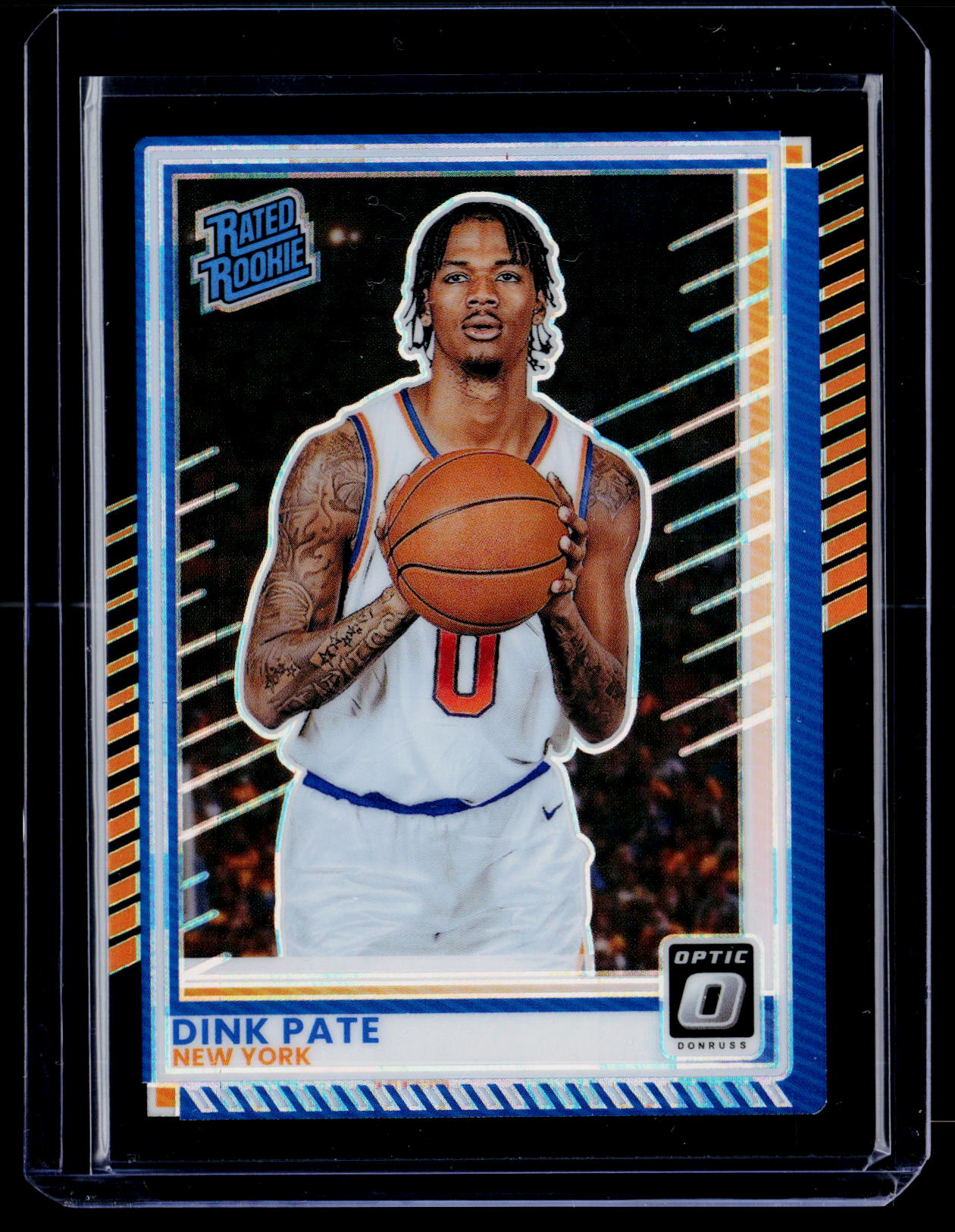 2025-26 Donruss #104 Dink Pate Optic Black Pandora #/15