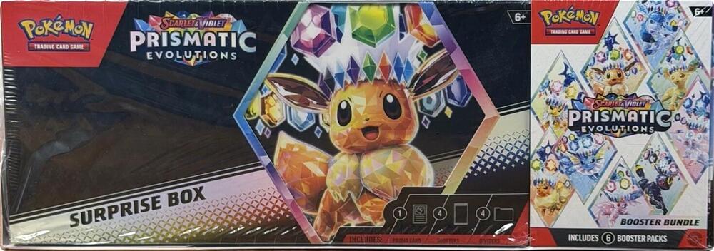 Prismatic Evolutions Booster Bundle + Surprise Box Bundle (Sam's Club)