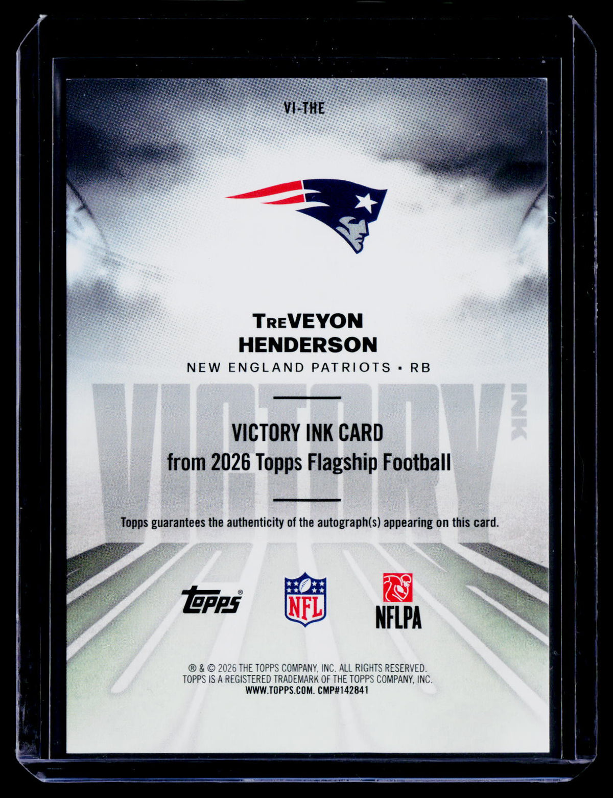 2026 Topps Flagship #VI-THE TreVeyon Henderson Victory Ink