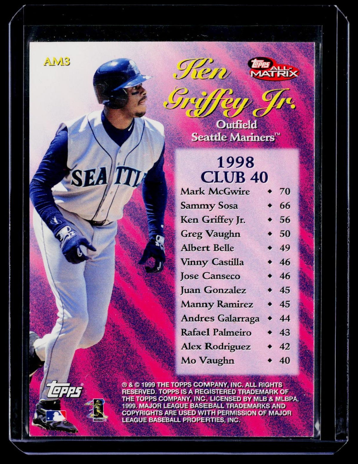 1999 Topps #AM3 Ken Griffey Jr. All-Matrix