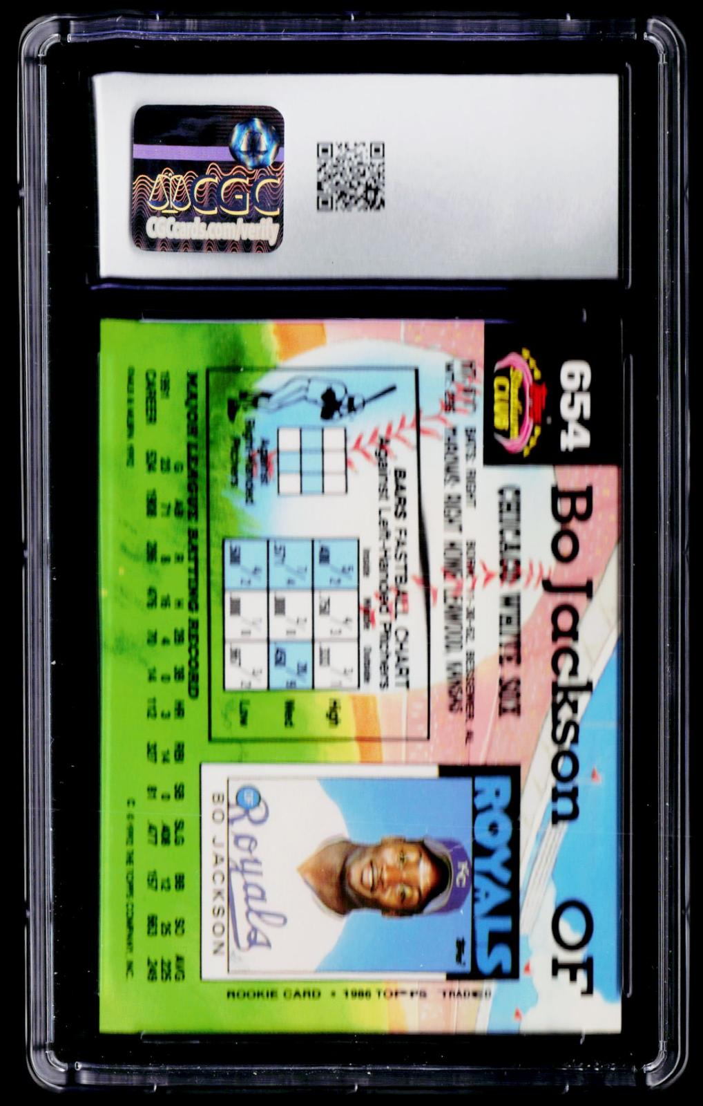 1992 Stadium Club #654 Bo Jackson CGC 9