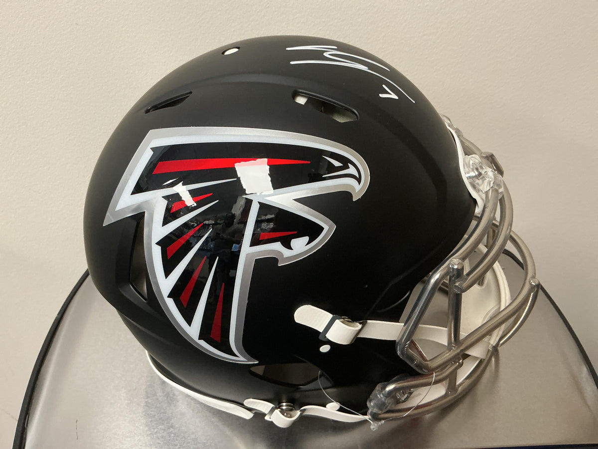 Bijan Robinson Autographed Authentic Falcons Helmet (Beckett COA)