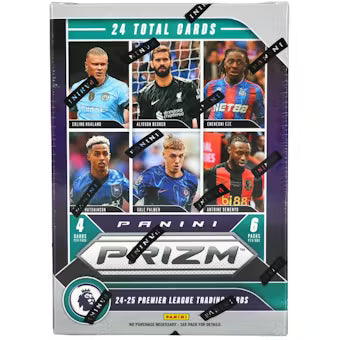 2024-25 Panini Prizm Premier League EPL Soccer 6-Pack Blaster Box