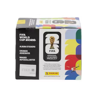 2026 Panini FIFA World Cup Soccer 50-Pack Sticker Box - U.S. Version