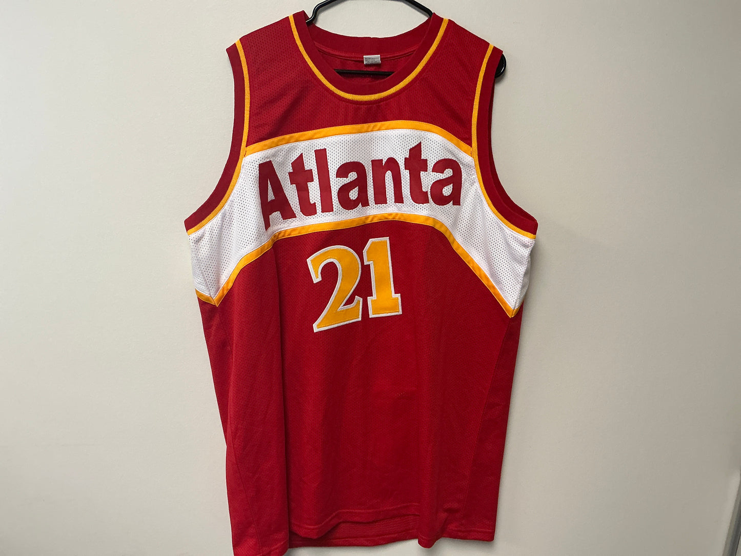 Dominique Wilkins Autographed Custom Jersey