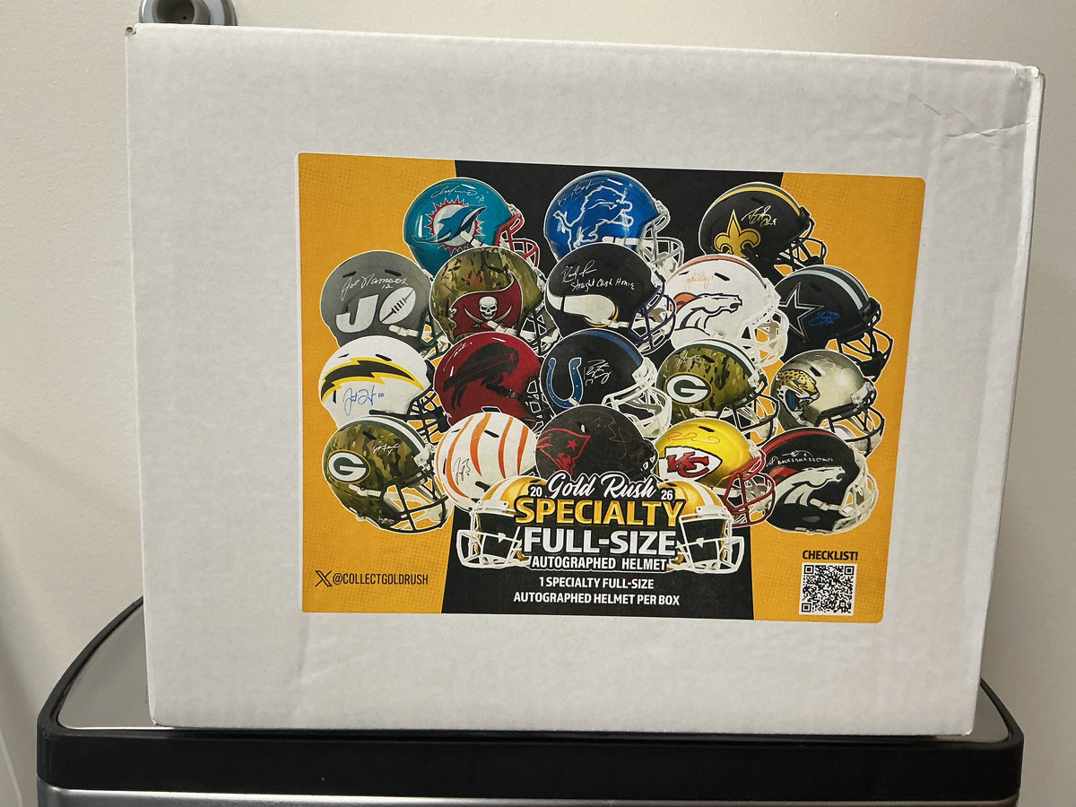 2026 Gold Rush Autographed Full-Size Football Helmet