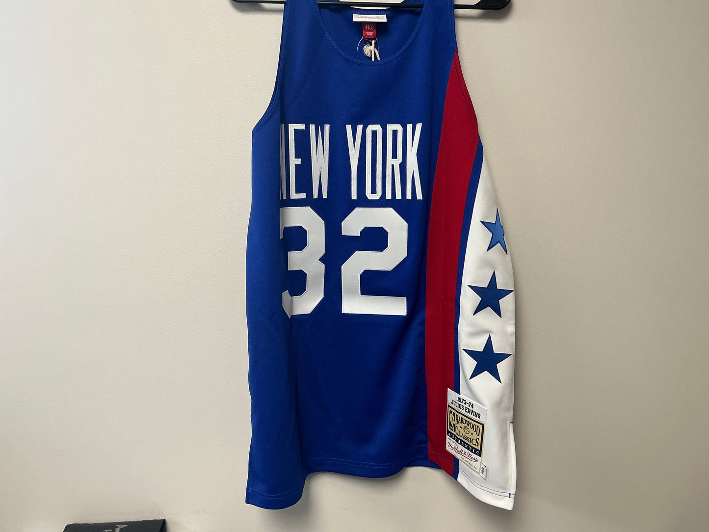 Julius Erving Autographed Authentic Jersey