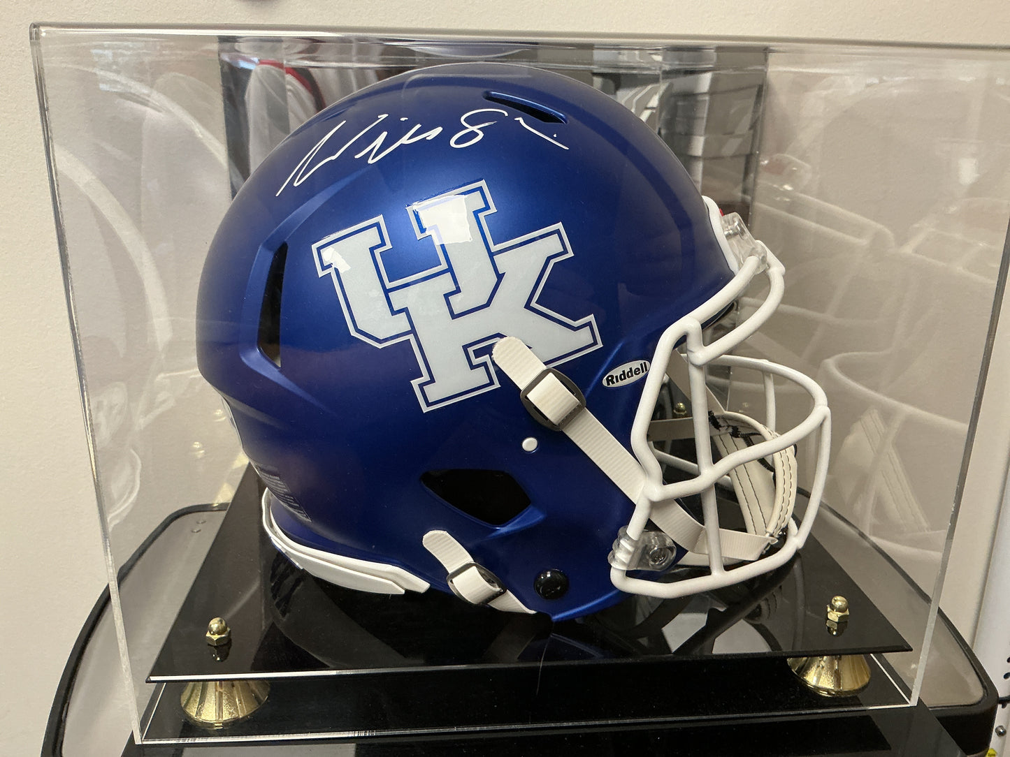 Will Stein Autographed Authentic Full Sized UK Helmet