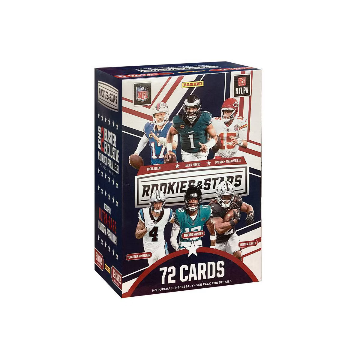 2025 Panini NFL Rookies & Stars Football Trading Card Blaster Box