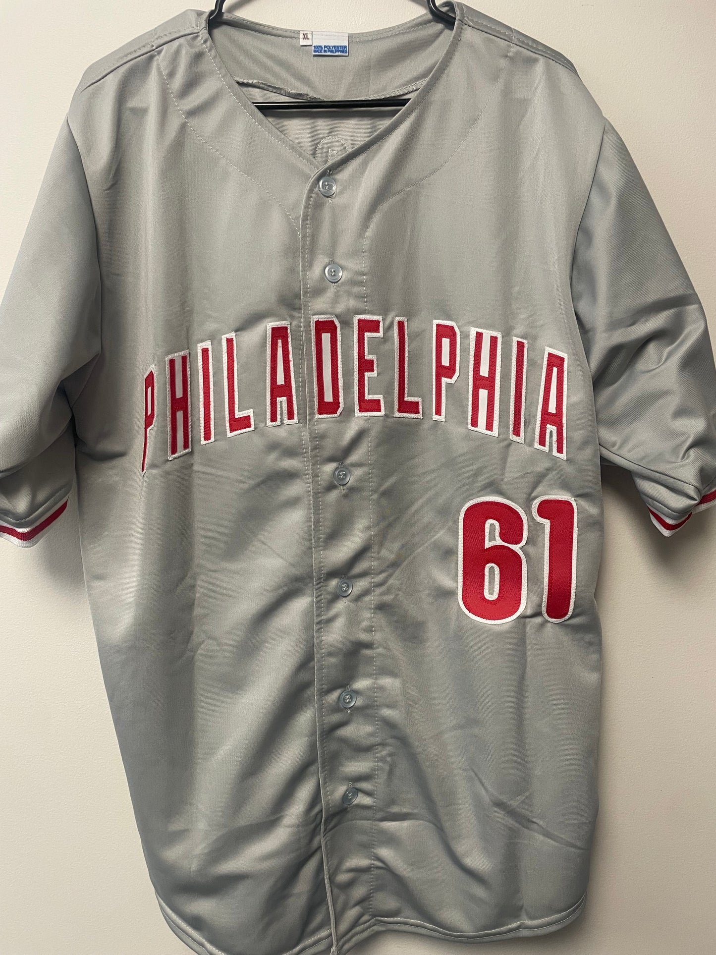 Christopher Sanchez Autographed Custom Jersey