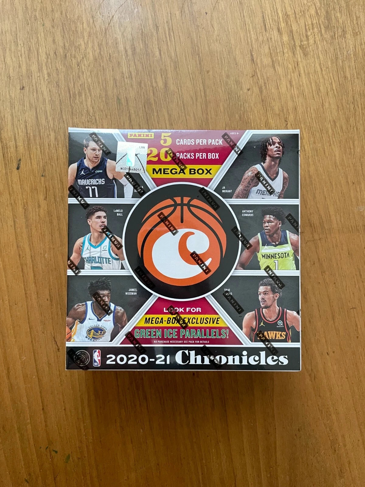 2020-21 Panini Chronicles Basketball Fanatics Exclusive Mega Box (Green Ice Parallels)