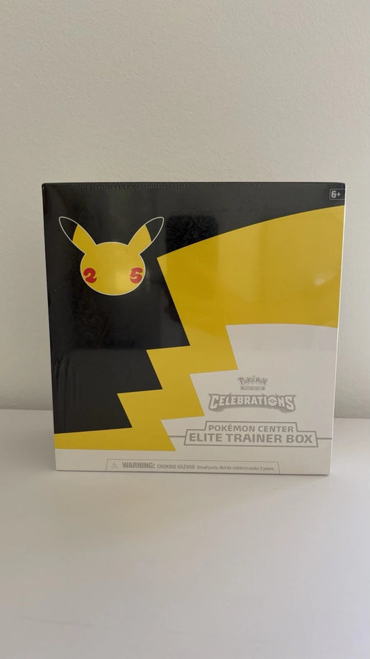 Pokemon Center Exclusive Celebrations Elite Trainer Box ETB 25th Anniversary NEW