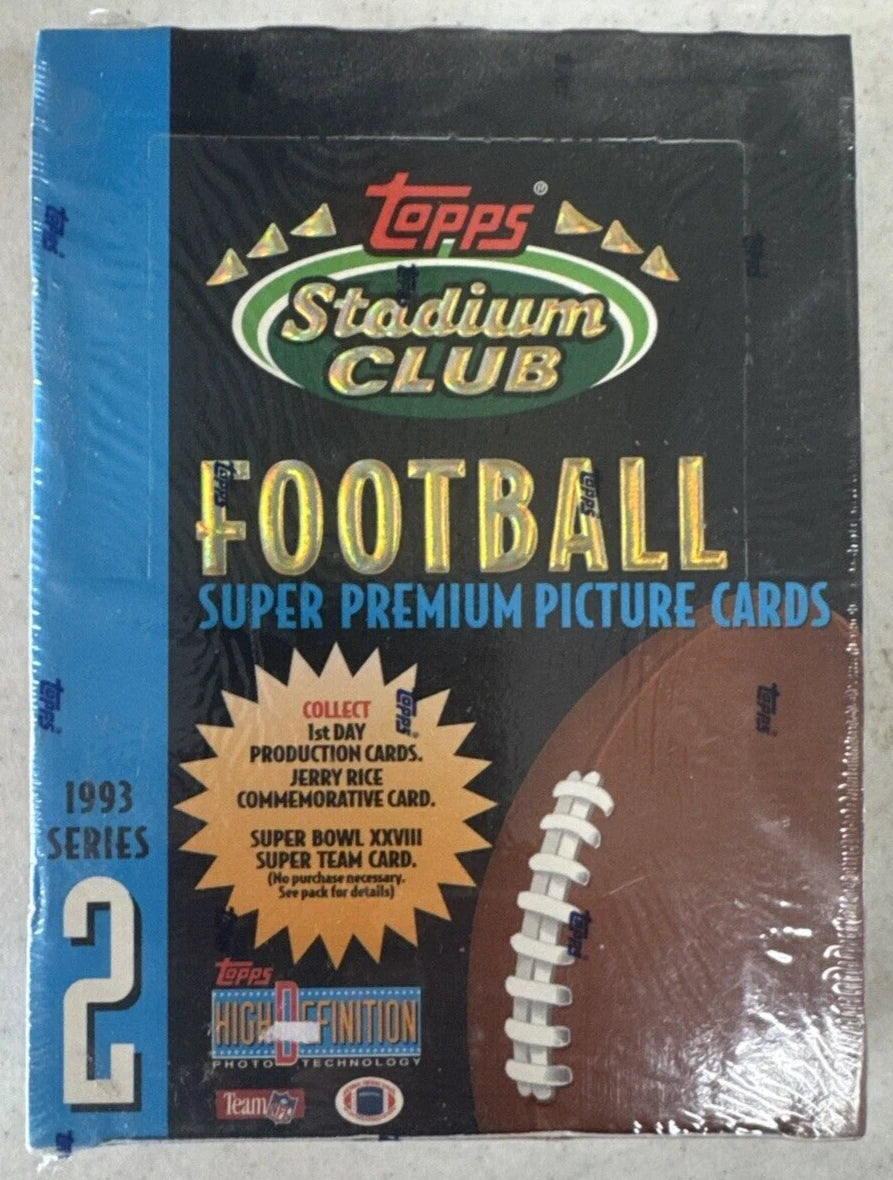 1993 Topps Football Stadium Club Series 2 Factory Sealed 24 Packs