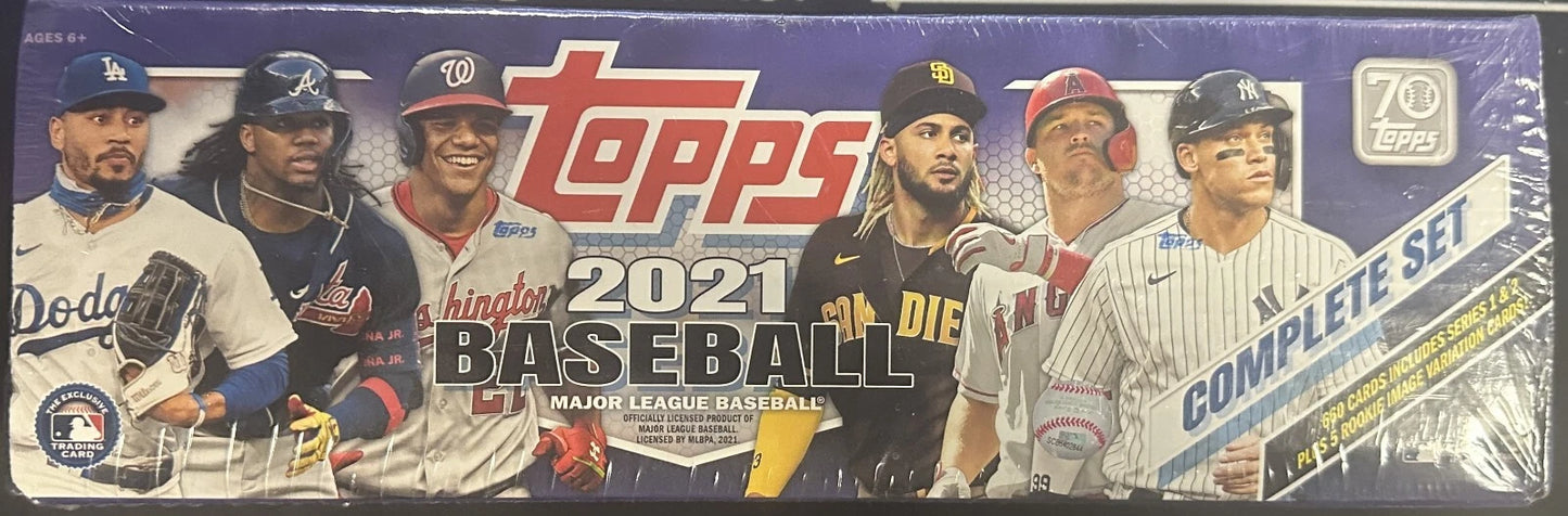 2021 Topps Baseball Factory Sealed Set Series 1 & 2 (Purple)