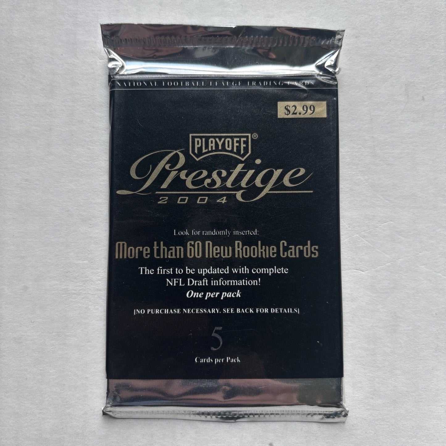 2004 Playoff Prestige Football 5-Card Pack