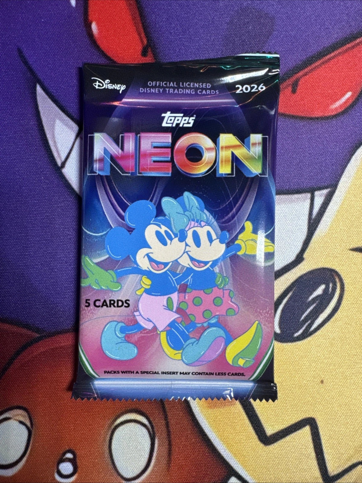 2026 Topps Disney Neon Blaster pack