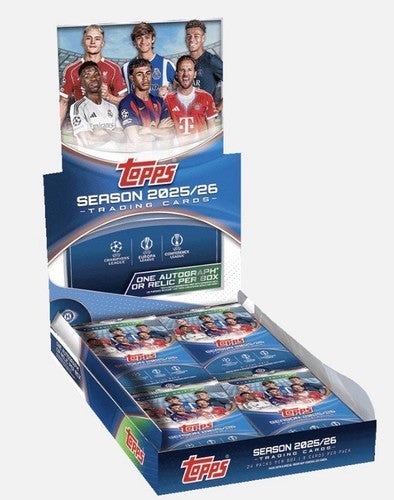 2025-26 Topps UEFA Club Competitions Hobby Box