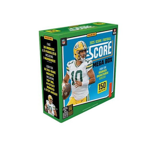 2025 Panini Score Football Trading Cards Mega Box