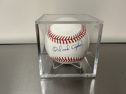 Orlando Cepeda Autographed OMLB Baseball (BAS COA)