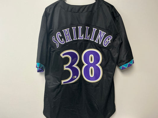 Curt Schilling Autographed Custom Jersey