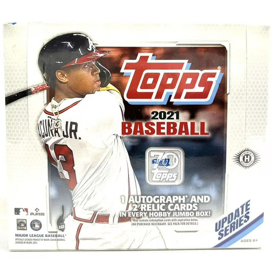 2021 Topps Update Series Baseball Hobby Jumbo Box