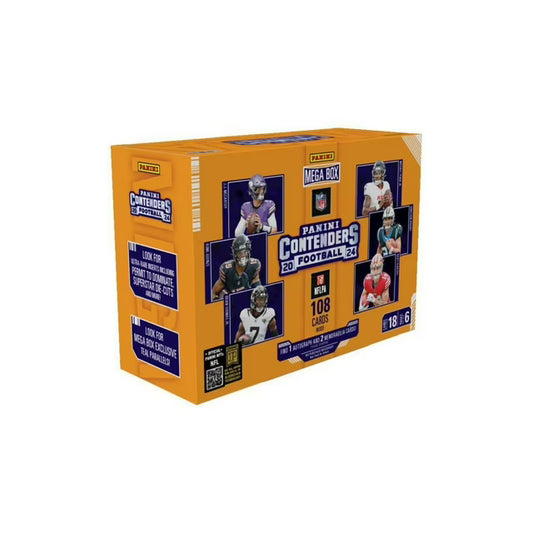 2024 Panini Contenders Football Trading Card Mega Box