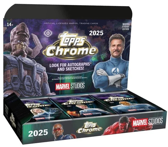 2025 Topps Marvel Studios Chrome Hobby Box