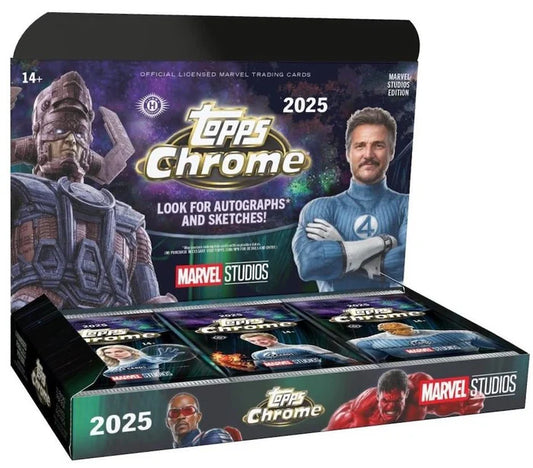 2025 Topps Marvel Studios Chrome Hobby Box