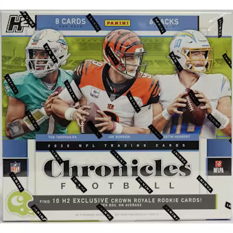 2020 Panini Chronicles Football Hobby Hybrid H2 Box