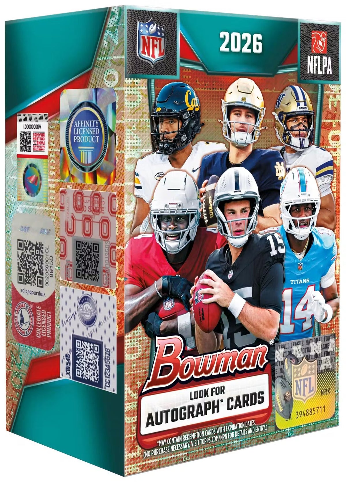2026 Topps Bowman Football Blaster Box