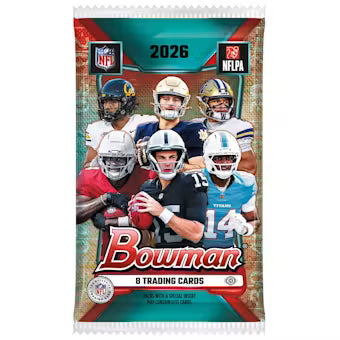 2026 Topps Bowman Football Hobby Pack