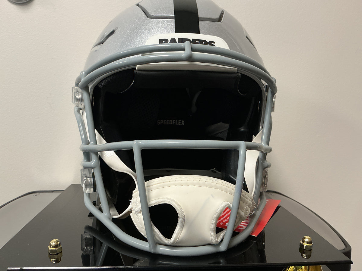 Brock Bowers Autographed Authentic Raiders Speedflex Helmet (BAS COA)
