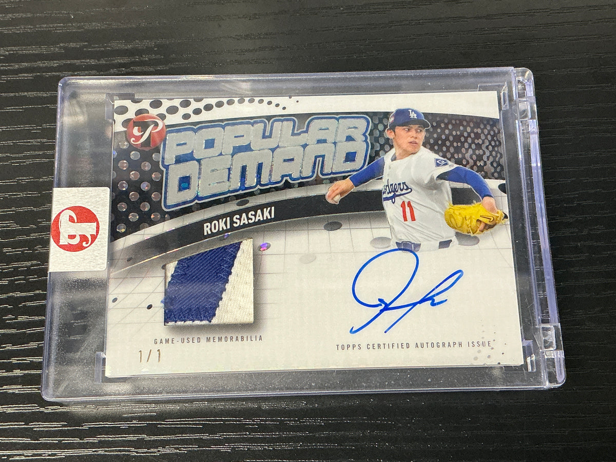 2026 Topps Pristine #PDAR-RS Roki Sasaki 1/1 Autographed Relic