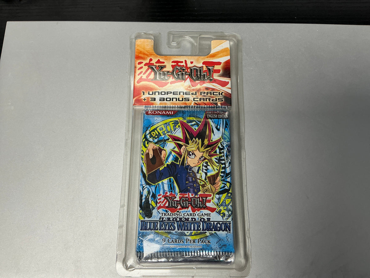 YuGiOh - Legend of Blue Eyes White Dragon Unlimited 1996 Sealed Blister Pack - US&Canada Exclusive