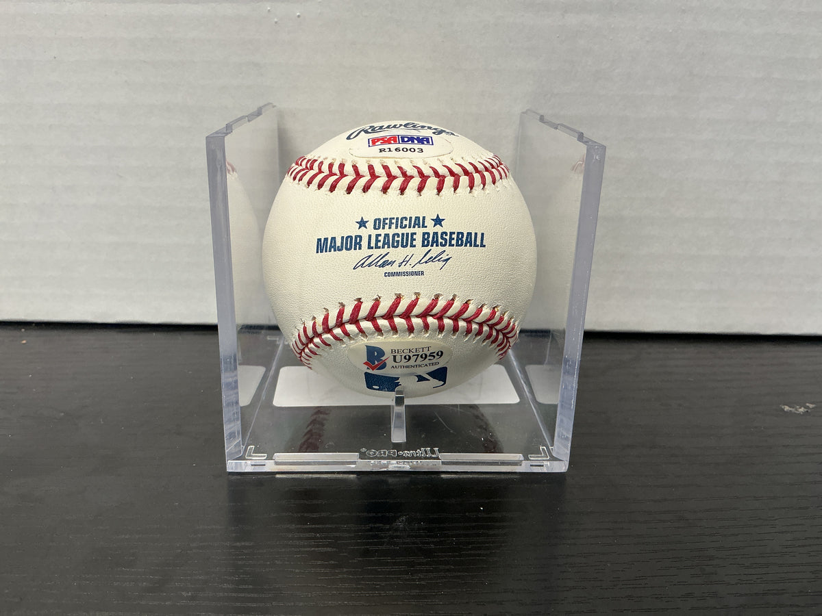 Bryce Harper Autographed Baseball w/ Luke 1:37 Inscription (PSA/DNA/BAS COA)