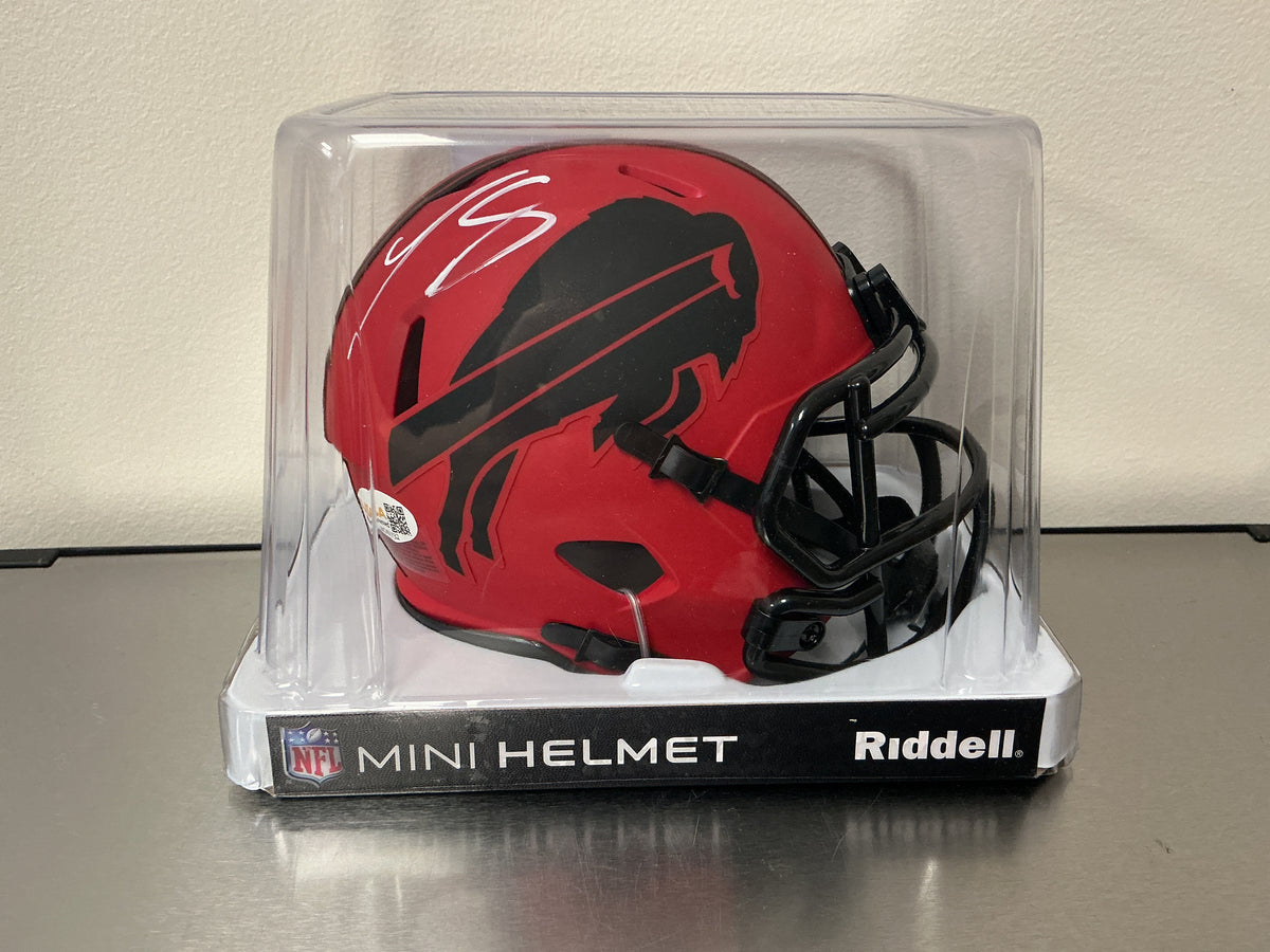 LeSean McCoy Autographed Bills Mini Helmet (JSA COA)