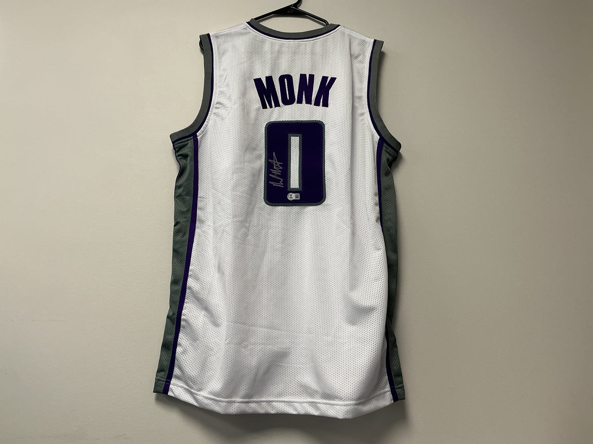 Malik Monk Autographed Custom Kings Jersey (Beckett COA)