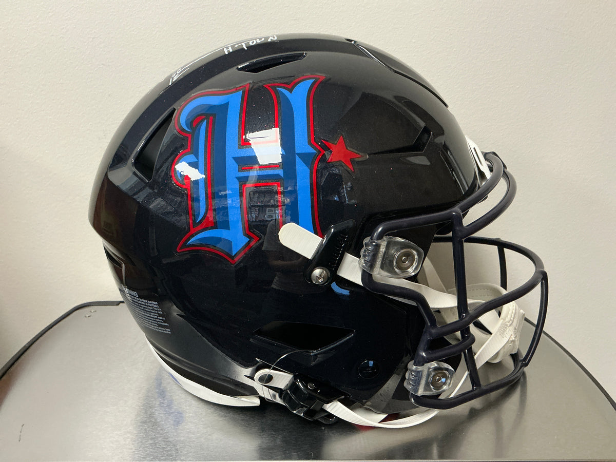 Nico Collins Autographed Full-Size Authentic H-Town Helmet (BAS COA)