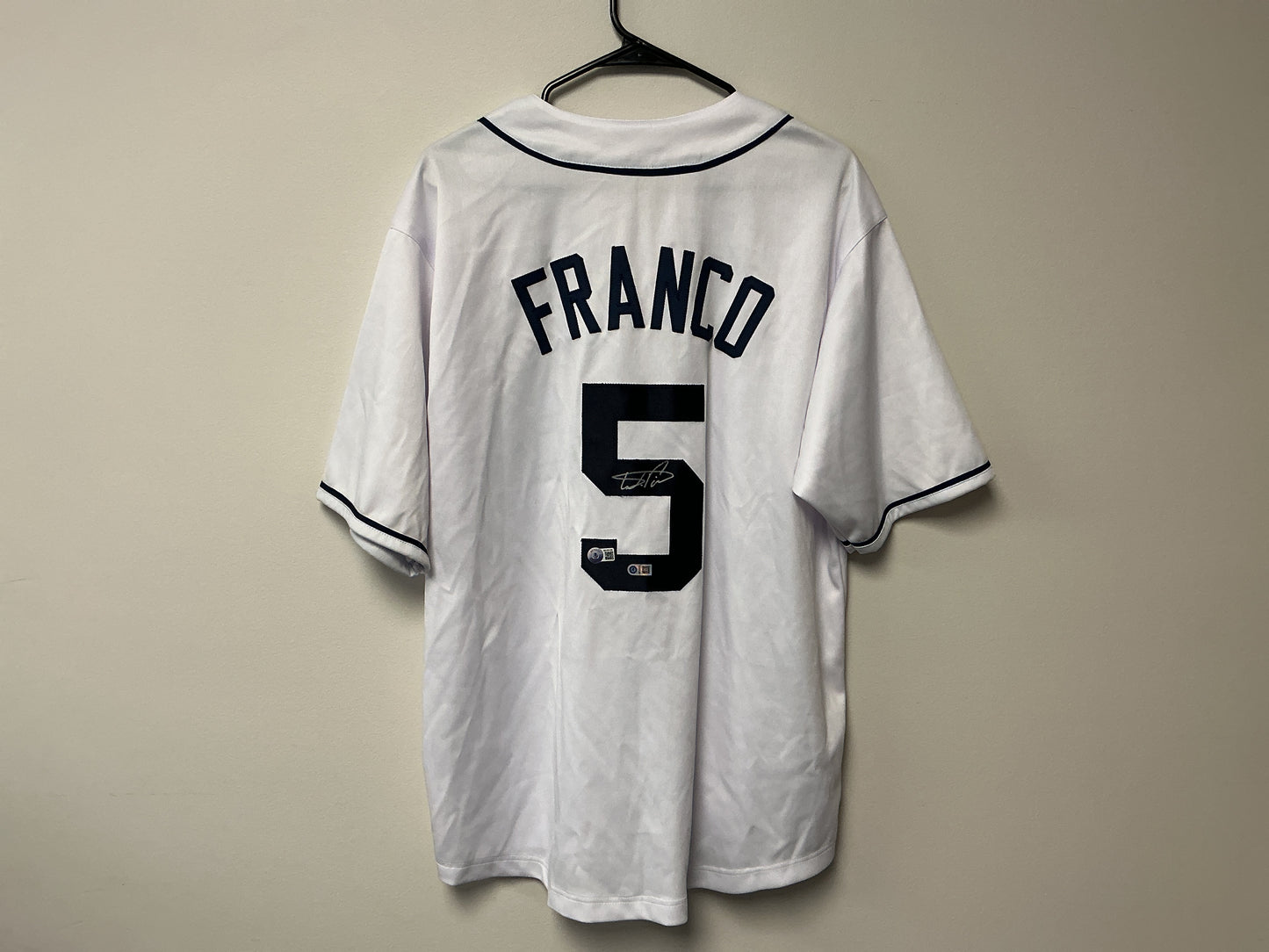 Wander Franco Autographed Custom Jersey