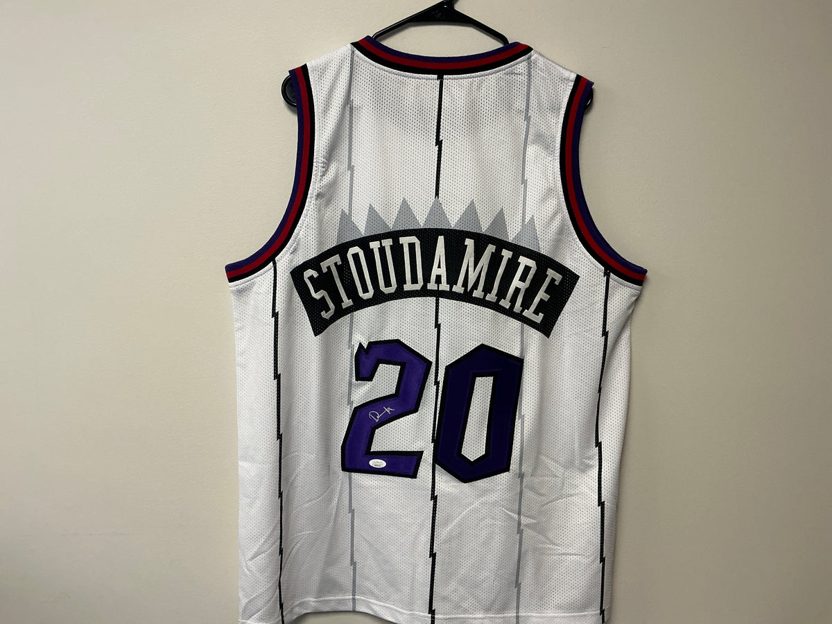 Damon Stoudamire Autographed Custom Jersey (JSA COA)