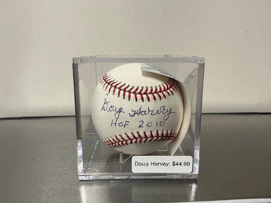 Doug Harvey Autographed Baseball (Tristar COA)