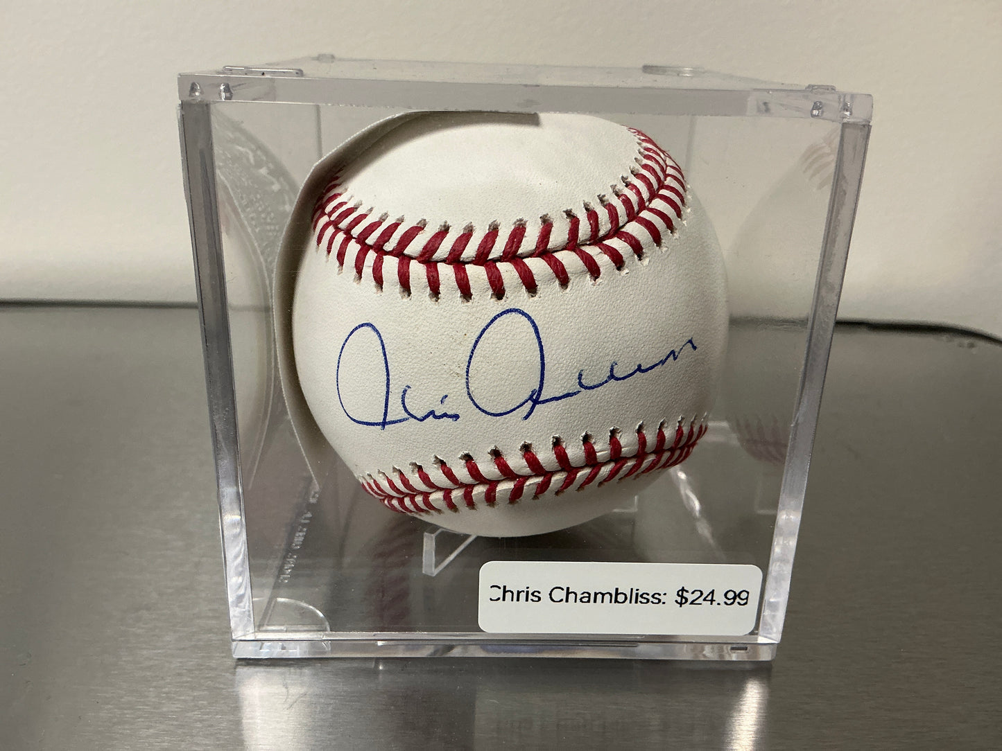 Chris Chambliss Autographed Baseball (Tristar COA)