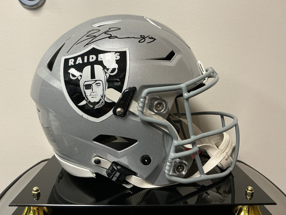Brock Bowers Autographed Authentic Raiders Speedflex Helmet (BAS COA)