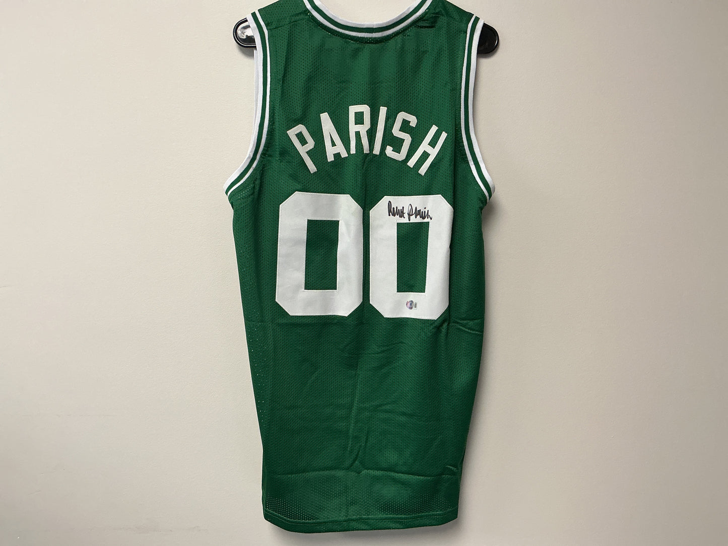 Robert Parish Autographed Custom Jersey
