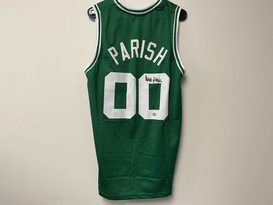 Robert Parish Autographed Custom Jersey