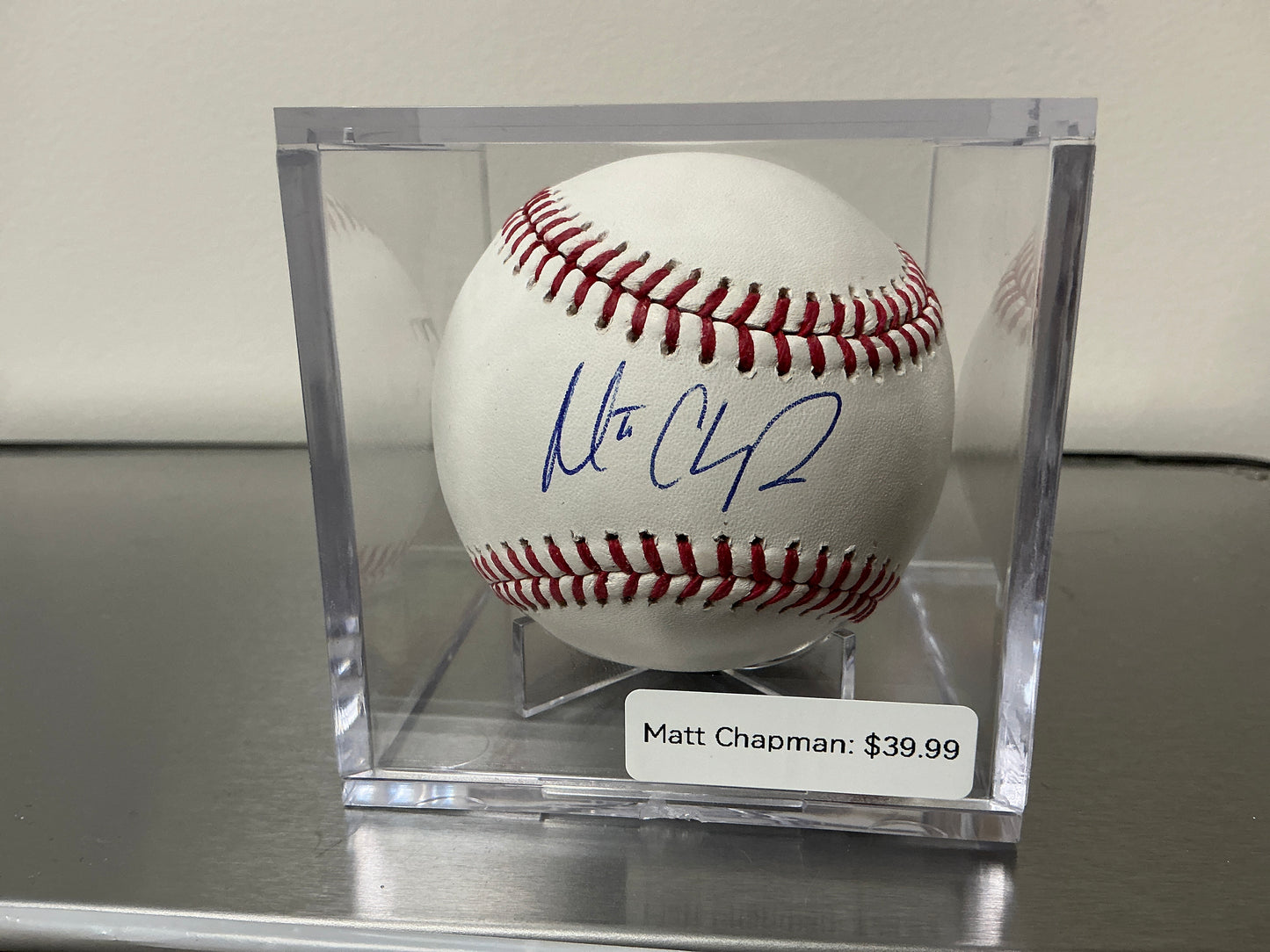 Matt Chapman Autographed Baseball (Beckett COA)